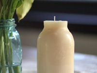 Mason Jar-Shaped Candle